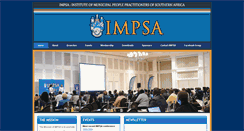 Desktop Screenshot of impsa.co.za
