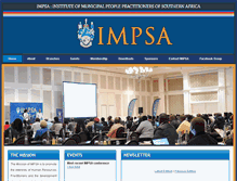 Tablet Screenshot of impsa.co.za
